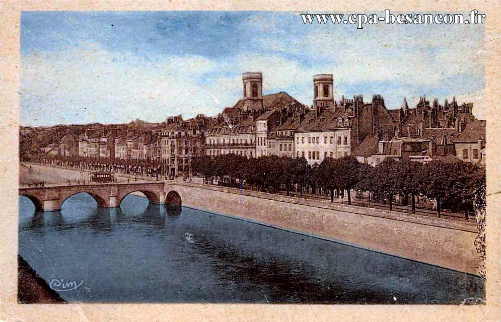BESANÇON-les-BAINS (Doubs) - Pont Battant - Quais de Strasbourg et Veil-Picard